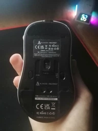 Беспроводная магнитная мышь Ajazz AJ159 APEX PAW3950 400 мАч RGB Голубой фото от покупателей 7