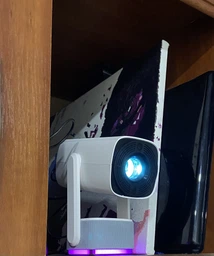 Смарт-проектор для фильмов Android 300 ANSI с батареей 5000 mAh поддержка Wi-Fi 6 Bluetooth Salange K2 портативный мини-проектор для дома и офиса домашний кинотеатр HDMI USB поворот на 180° фото от покупателей 6