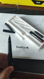 Ручка перьевая для каллиграфии Herlitz Calligraphy Set 3 сменных пера Черный корпус (8623001)