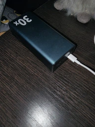 Повербанк 30000mAh 22.5W Remzona Extrinity Metal 30X с быстрой зарядкой PD Quick Charge 3.0 Fast Charge УМБ для телефона айфона роутера планшета LED дисплей портативный + кабель USB-A USB-C фото от покупателей 16