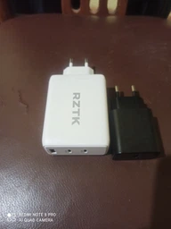 Сетевое зарядное устройство RZTK GaN2 100W USB-A (QC4.0) 2xUSB-C (PD3.0) + кабель USB-C 100W White фото от покупателей 14