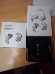 Универсальные беруши для сна и работы iMeBoBo 3 flange (3 гребня) Light Grey