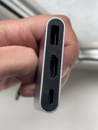 Переходник Type-C на HDMI USB 3.0, адаптер для MacBook Apple Samsung Asus HP Type-С USB-хаб 4K (TypeC-HUB-3in1-SL) Dark Grey фото от покупателей 2