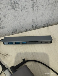 Универсальный USB 3.0 хаб + кардридер + звуковая карта SmartGo 8в1 фото от покупателей 17