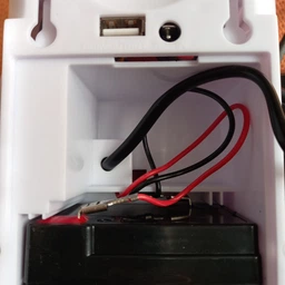 Ліхтар переносний світлодіодний 24 LED Almina DL-2424 з повербанком 3000 mAh Червоний