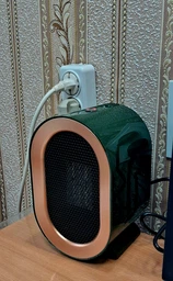 Керамический обогреватель настольный энергосберегающий AIR HEATER 1200W мини LED DL белый MX-00008902W фото от покупателей 1