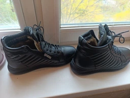 Мужские зимние ботинки кожаные Prime Shoes 908 Black Leather 96-908-39116 41 27 Черные (PS_2000000000749) фото от покупателей 6