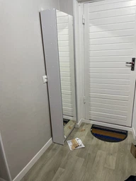 Тумба для взуття, без дзеркала,500х200х1800, в наповненні труби, МФ ВлаБі, Біле фото від покупців 1