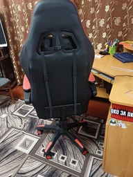 Крісло ігрове з підніжкою RZTK Viper Red