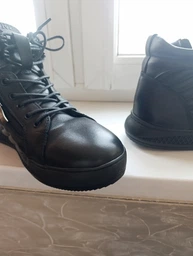 Мужские зимние ботинки кожаные Prime Shoes 908 Black Leather 96-908-39116 41 27 Черные (PS_2000000000749) фото от покупателей 3