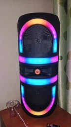 Колонка-чемодан MS-2048BT с Bluetooth, светомузыкой, FM-радио, USB/SD, питанием от сети и аккумулятора, 50 Вт