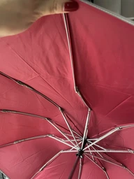 Зонт обратного сложения PowerMe LumiSafe Umbrella с LED фонариком и светоотражающей лентой Черный