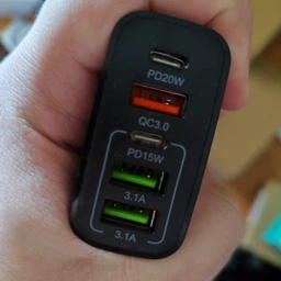 Сетевое зарядное устройство PD 65W быстрая зарядка Quick Charge 3.0 USB Type-C блок швидкої зарядки для Apple iPhone iPad Samsung Xiaomi юсб адаптер питания для айфона телефона планшета Чорный LEXEGO F102-B фото от покупателей 11