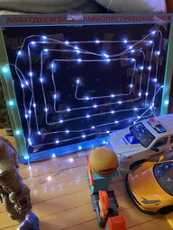 Умная светодиодная гирлянда LED RGB 5050, 5 м, водонепроницаемая IP67, многоцветная подсветка, с USB питанием 5.5V , управление телефоном Bluetooth + реакция на звук + пульт, белая (1490534113) фото от покупателей 6
