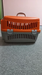 Переноска AnimAll CNR-102 для котів і собак, сіро-блакитна, 48.5×32.5×32.5 см фото від покупців 1