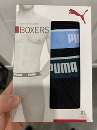 Набор трусов боксеров мужских хлопковых Puma Men Boxers 3P 94713005 L 3 шт Grey/Blue (8720245964739) фото от покупателей 3