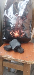 Древесный уголь Wizard charcoal бездымный 3кг фото от покупателей 7