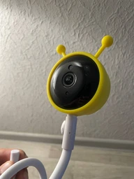 Видеоняня с гибким креплением Baby Monitor Andowl Q-BY01X1 Видео камера 4K Wi-Fi Няня для детской с колыбельными Ночное видение Датчик движения Радио обнаружение голоса Радионяня для детей Беспроводная трансляция IPC App на смартфон