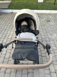 Зимний теплый конверт в прогулочную коляску и санки на флисе BAVO FootMuff фото от покупателей 3