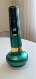 Массажер антицеллюлитный вакуумный для тела Cupping Massage Instrument, аккумуляторный электрический ручной массажер со встроенным таймером для уменьшения целлюлита, коррекции фигуры и подтягивания кожи Зеленый, NBJ-192-Green фото от покупателей 1