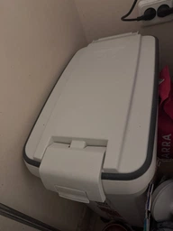 Контейнер для хранения сухого корма 54 л/15-18 кг корму MPS ОТО FOOD L WHITE 40*24*55 см (белый) фото от покупателей 1