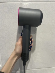 Фен-стайлер для волос 5 насадок 5в1 1600Вт Super Hair Dryer Fan Фуксия фото от покупателей 1