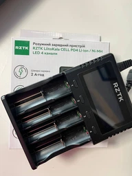 Умное зарядное устройство RZTK LiitoKala CELL PD4 Li-ion / Ni-MH LED 4 канала