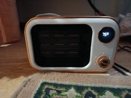 Тепловентилятор SmartX 1200 Вт обогреватель электрический напольный дуйчик с керамическим нагревательным элементом белый фото от покупателей 2
