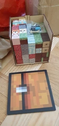 Магнитный конструктор 108шт кубики на магнитах Майнкрафт блоки Minecraft подарочный бокс сундук
