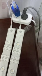 Світильник акумуляторний підвісний на магнітах 50см з датчиком руху Cabinet light Білий фото від покупців 2