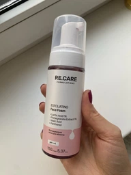 Відлущувальна пінка для обличчя Exfoliating Face foam RE.CARE 150 мл 4823109412316 фото від покупців 1