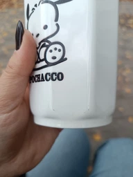 Чашка-термос с 3D-куклами Pochacco 480 мл из нержавеющей стали, Белая (998679)