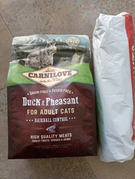 Корм для выведения шерсти у кошек Carnilove Hairball Controll Duck & Pheasant с уткой и фазаном 400 г (170191/2355) фото от покупателей 3