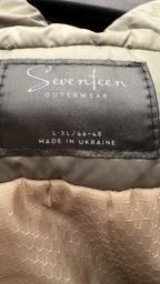 Жилет женский теплый пуховый удлиненный на молнии с поясом Seventeen 2XL-3XL Оливковый 2088.5480 фото от покупателей 1