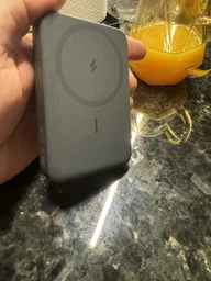 Магнітний Magsafe павербанк Anker A1684 10000 mah з бездротовою зарядкою для iPhone УМБ Блакитний фото від покупців 3