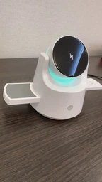 Складная беспроводная зарядная док станция MagSafe 3 в 1 с ночником для iPhone Apple Watch AirPods магнитная зарядка зарядное устройство для айфона смарт-часов наушников Apple White M1-W фото от покупателей 13