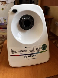 Мясорубка Bosch MFW2517W с насадкой соковыжималкой фото от покупателей 1