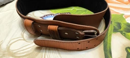 Пояс атлетичний EasyFit Training Belt (коричневий) M фото від покупців 1