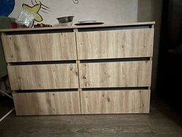 Комод Garant Идея 760 х 1200 2_ЗШ Дуб артизан/Серый графит (00-00526335) фото от покупателей 12