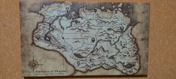 Интерьерная картина Скайрим, карта, Skyrim, The Elder Scrolls V, TES, декор комнаты геймера, 34×60 см (id4667) фото от покупателей 1