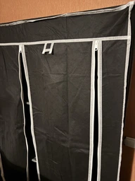 Складной каркасный тканевый текстильный шкаф на 3 секции Storage Wardrobe 88130 Синий (N-14) фото от покупателей 2