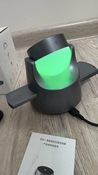 Складная беспроводная зарядная док станция MagSafe 3 в 1 с ночником для iPhone Apple Watch AirPods магнитная зарядка зарядное устройство для айфона смарт-часов наушников Apple White M1-W фото от покупателей 1