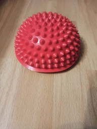Полусфера массажная балансировочная YogaLife жесткая серая (массажер для ног, стоп)