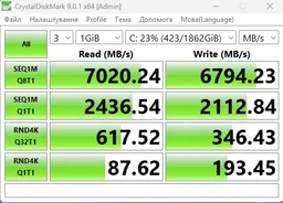 Накопичувач SSD M.2 2280 1TB 990 PRO Samsung (MZ-V9P1T0BW) фото від покупців 1