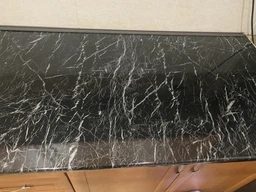Набор самоклеящаяся ПВХ пленка 2 шт по 0,6х3м, HOME DESIGN, интерьерная, водостойкая, для мебели и кухни, цвет черный мрамор (черная) фото от покупателей 1