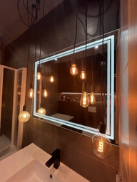 Зеркало с LED подсветкой SR-081 (1000х800мм)