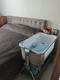 Приставная кроватка для новорожденных CARRELLO Aria CRL-16402 Cream Beige Бежевая