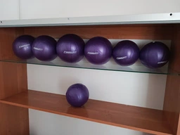 М'яч для пілатеса EasyFit 25 см фіолетовий фото від покупців 3