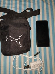 Спортивная сумка планшет через плечо тканевая Puma Plus Portable 09118201 Black (4067984175663)