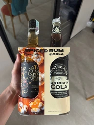 Набор ром Tanduay Asian Spiced Rum 0.7 л 40% + напиток газированный Fentimans Curiosity Cola 0.75 л (1021001121340)